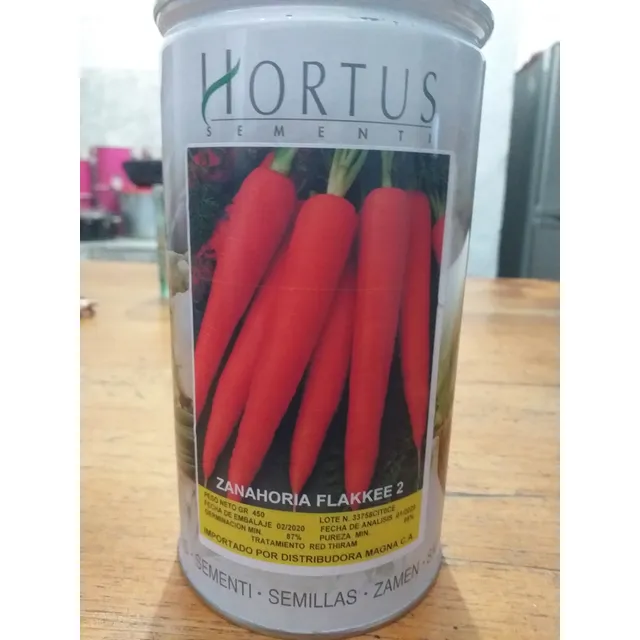 Lata De Semilla De Zanahoria Variedad De Excelente Calidad