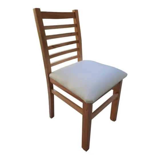 Silla Cocina Comedor Madera Laqueada Paraiso Macizo !!!!