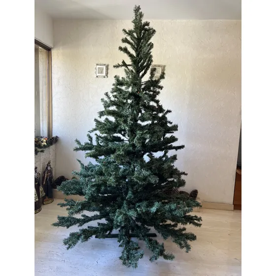 Arbolito De Navidad Artificial Pino Canadiense 220 Cm Alto