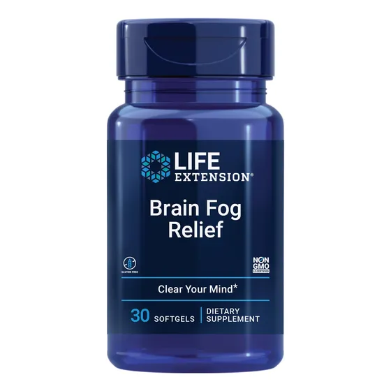 Nootrópico Life Extension Brain Fog Relief Sin Cafeína