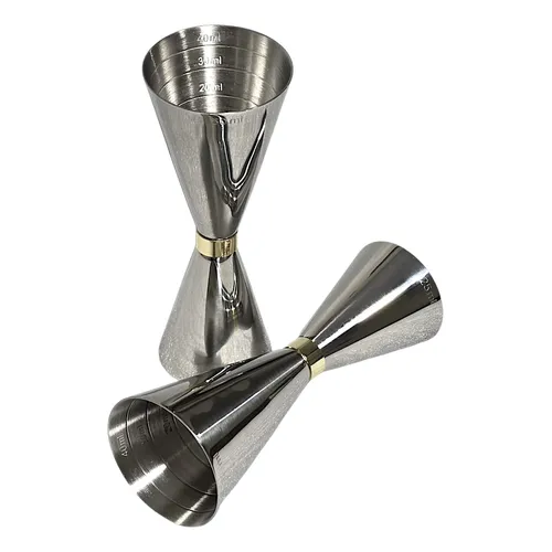Medidor de bebidas japonês Tablecraft Jigger 1/2 onça x 1 onça