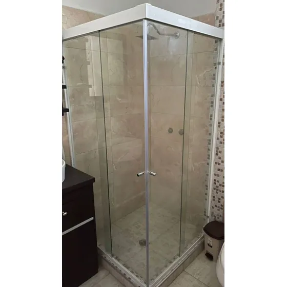 Puertas Baño Vidrio Templado Seguridad Corrediza Fabricación