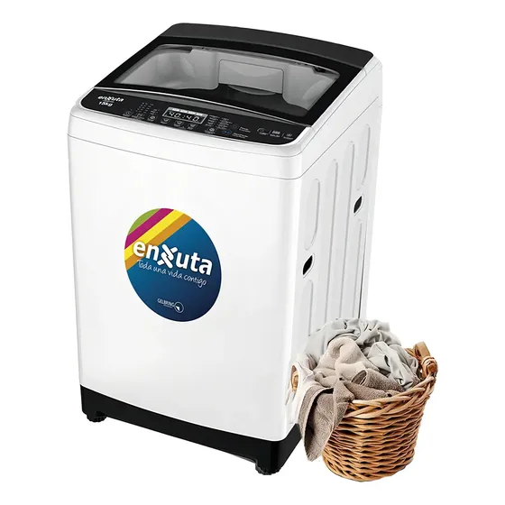Lavarropa Automático Enxuta LENX01550 Carga Superior 15 Kg Blanco | Cuotas sin interés