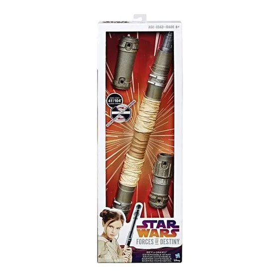 Star Wars Rey De Jakku Hasbro Baston Extensible