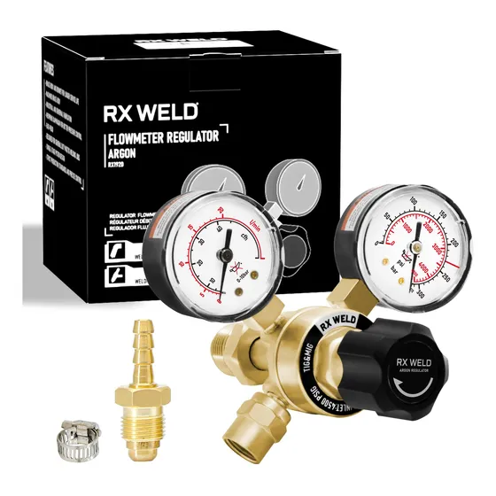 Regulador De Soldadura A Gas Rx Weld Argon/co2 Para Mig Y Ti