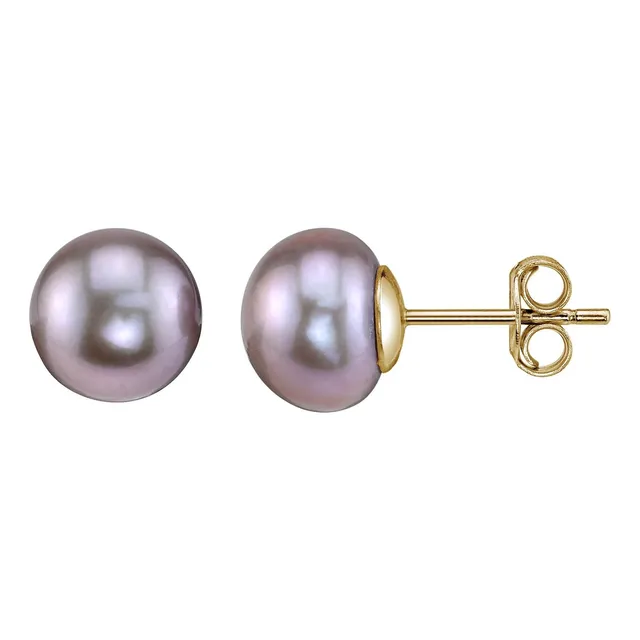 The Pearl Source Aretes De Perla Cultivada De Agua Dulce Ros