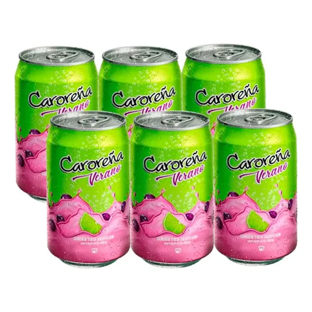 Sangria Caroreña Verano Lata 250ml Pack 6und