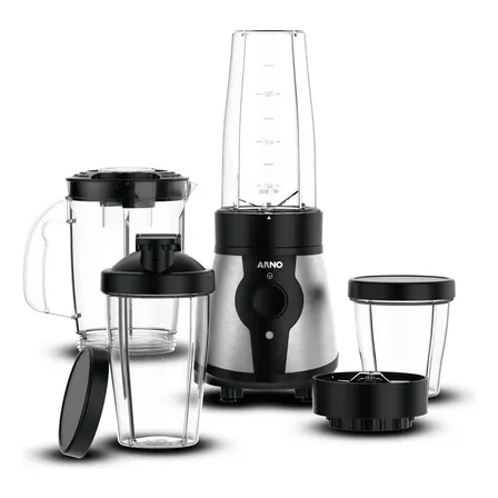 Liquidificador Actimix To Go Com Jarra Portátil Limpa Fácil Cor Preto 127v