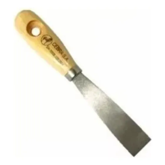 Espatula Cebra 1  Mango Madera 2und