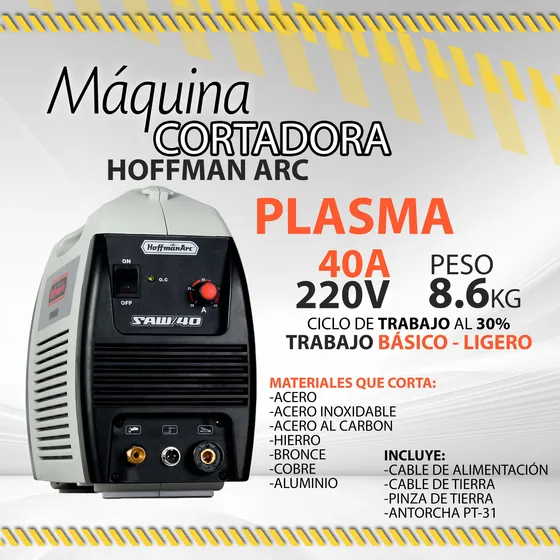 Maquina Corte Plasma Hoffmanarc Saw 40 Monof 405-101 / 01572