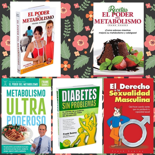  El Poder Del Metabolismo Colección 5 Libros. 