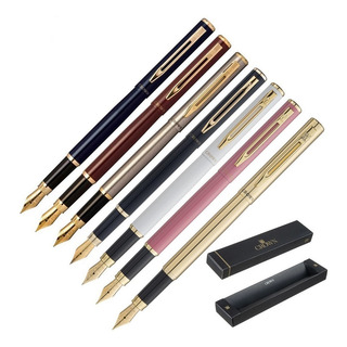 Caneta Tinteiro Crown Capricci Cores + Conversor Tinta Case Caneta Tinteiro Crown Capricci Cores + Conversor Tinta Case