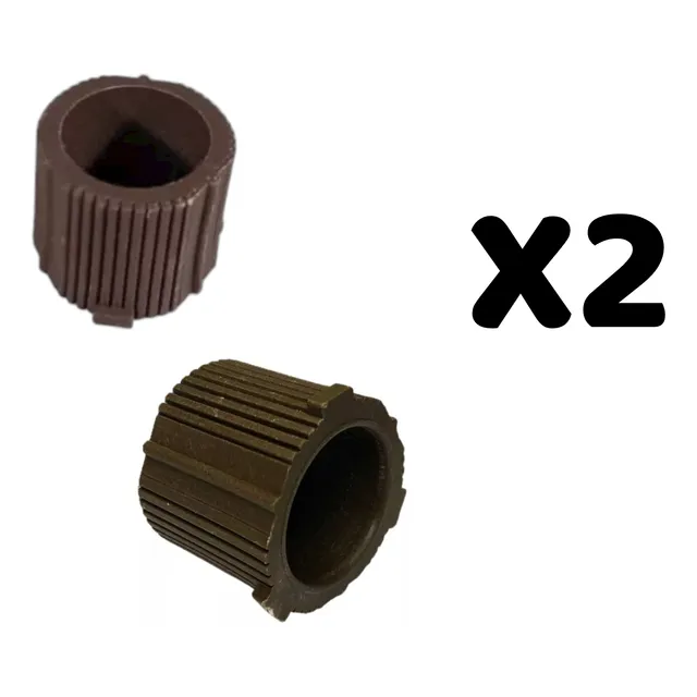 Kit 2 Bujes Bocina Plástica Cajetín Mecánico Chev Spark 1.0l