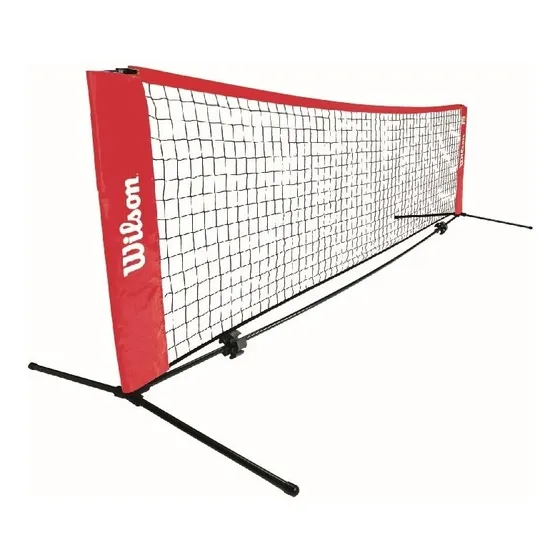 Red Mini Tenis Wilson Portable 6 Mts Postes Aluminio + Funda