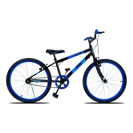 Bicicleta Aro 24 Forss Spike Sem Marchas - Amarelo Cor Preto
