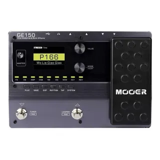 Pedaleira Mooer Ge150 Pedal Multi Efeitos Para Guitarra Com Display 151 Efeitos Preto Pedaleira Mooer Ge150 Pedal Multi Efeitos Para Guitarra Com Display 151 Efeitos Preto
