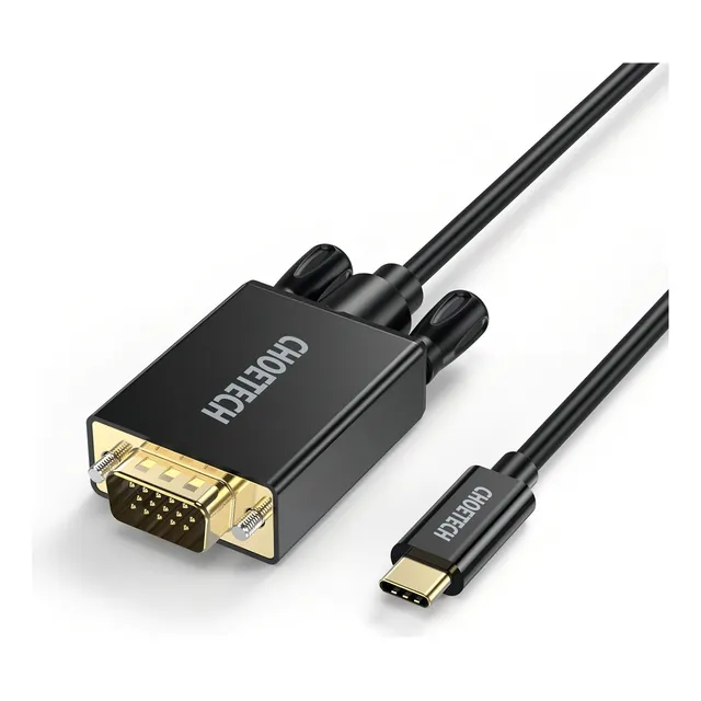 Cable Reforzado De Transmisión Usb-c A Vga 1.8m