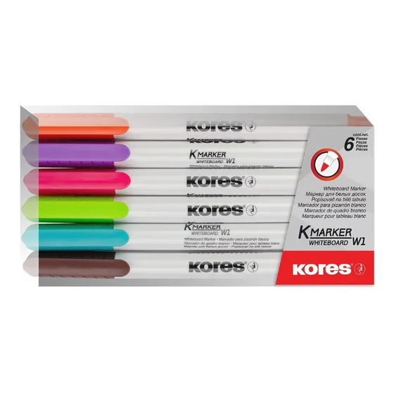 Marcador Para Tablero Delgado X 6 Colores Fancy