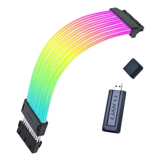 Cabo Extensor Strimer Wireless Rgb 24p Lian Li C/controlador