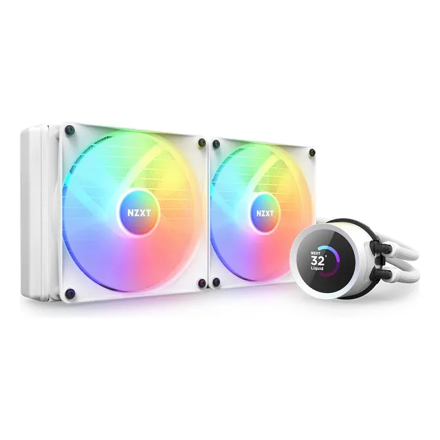Enfriamiento Liquido Nzxt Kraken 280mm Rgb Color Blanco Rgb