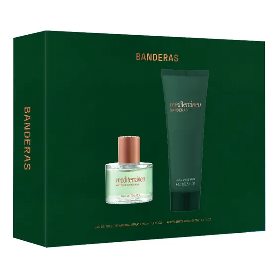 Set Mediterráneo Edt 50ml + Balsamo After Shave 75 Ml