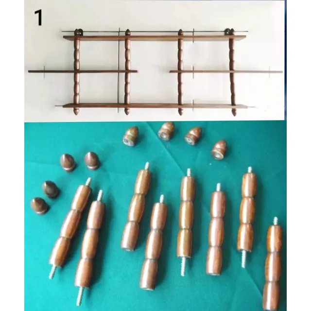 Repisa De Madera Pequeña De Pared Desarmable Importat Nueva