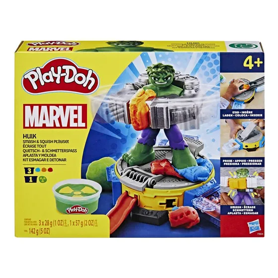 Masas Y Plastilinas Play Doh Marvel Hulk Aplasta Y Moldea