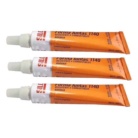 Siloc 1140 Forma Juntas Resistente Combustible Nafta 28g X 3