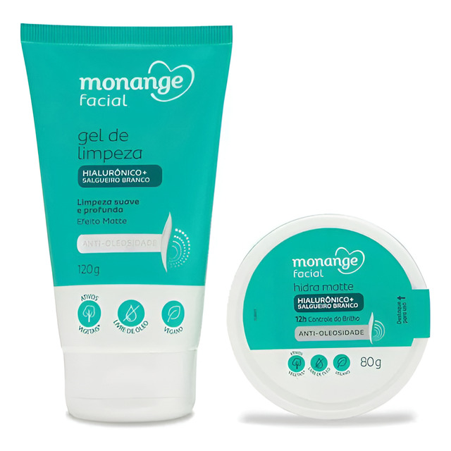 Kit Monange Facial Anti-oleosidade - 2 Produtos