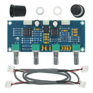 Placa Pre Amplificador 2.0 Equalizador 3 Bandas Cx Ativa Placa Pre Amplificador 2.0 Equalizador 3 Bandas Cx Ativa