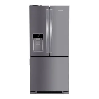 Geladeira Brastemp Frost Free Side Inverse 3 Portas Ăgua E G Cor Inox Geladeira Brastemp Frost Free Side Inverse 3 Portas Ăgua E G Cor Inox