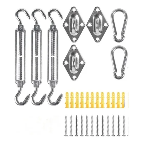 Accesorios De Anclaje Para Toldo Triangular Tipo Vela