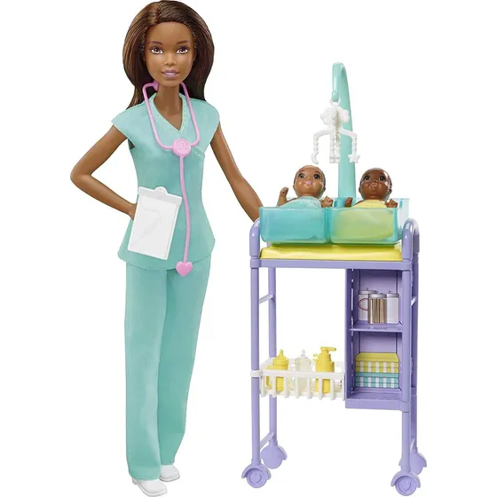 Barbie Carreras Doctora Pediátra Playset Mattel