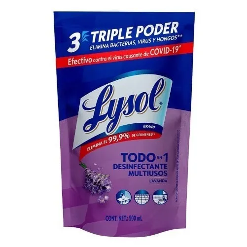 Desinfectante Multiusos Lysol Lavanda 500 Ml