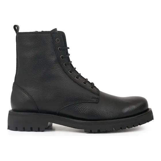 Borcego Mujer Cuero Bota Cierre Confort Zapato Briganti Taco