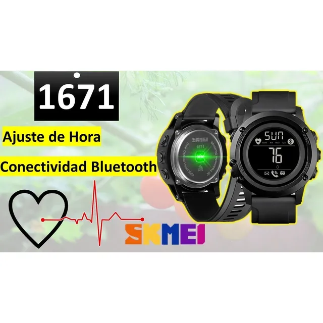 Reloj Inteligente Skmei 1671 Con Frecuencia Cardíaca. Nuevo.