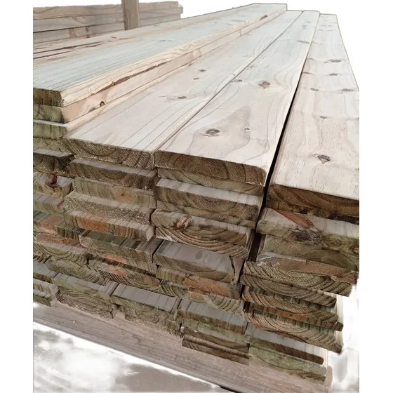 Tabla De Deck Tratada Cca Exterior 1x4x3,30