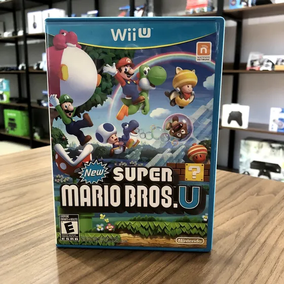 Jogo New Super Mario Bros U Wii U Mídia Física