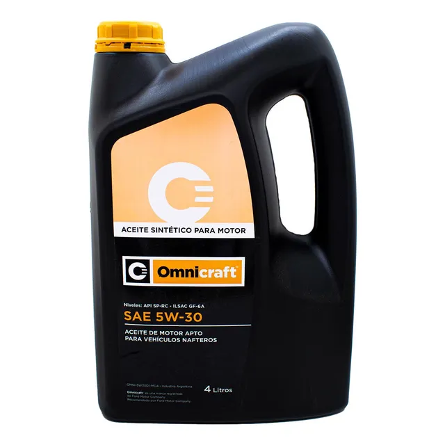 Aceite Motor Omnicraft Sae 5w30 D1 Sintetico X 4 Lt