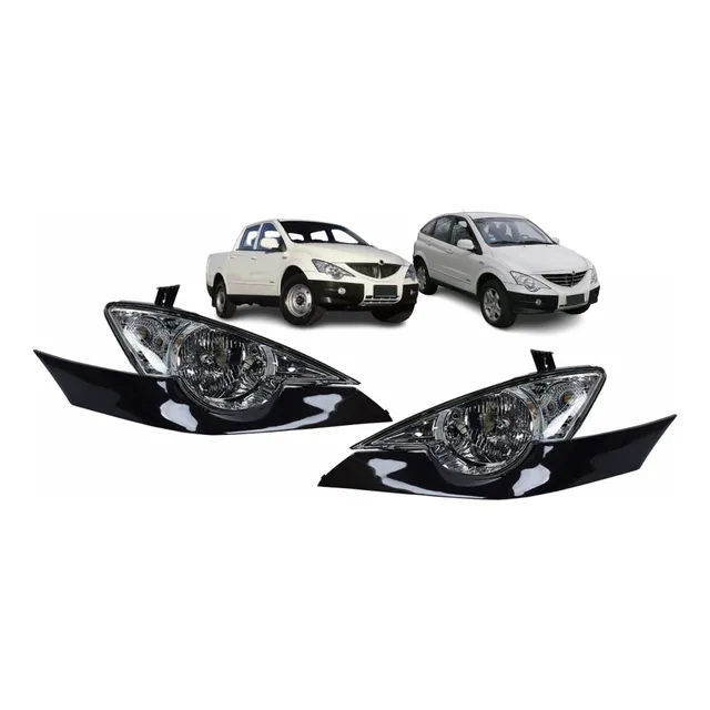 Optico + Moldura Para Ssangyong Actyon Sport 2006 2011