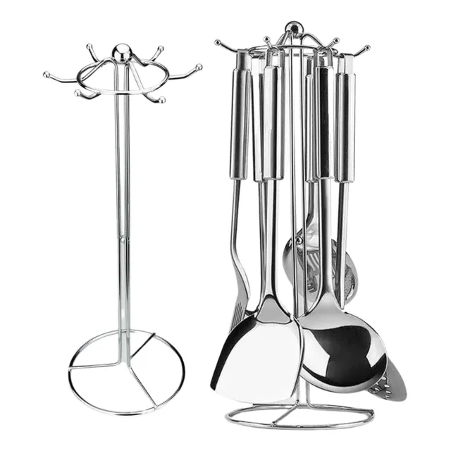Set De Utensilios De Cocina 6 Piezas Con Base De Acero
