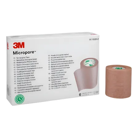 Cinta Micropore Color Piel 3m 5 Cm X 9.1 M 1533-2 Unidad