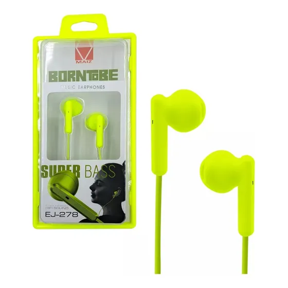Audiófonos Manos Libres In Ear Alámbricos Micrófono 3.5mm