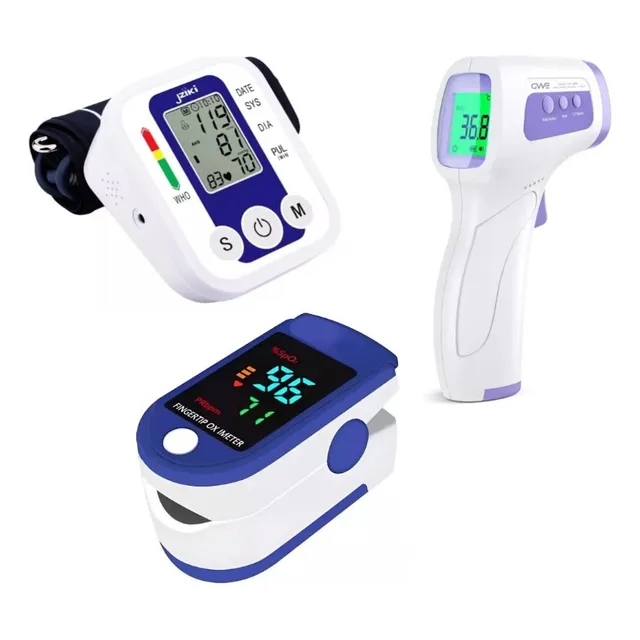 Pack Termometro Digital Para Bebe + Tensiometro + Oximetro