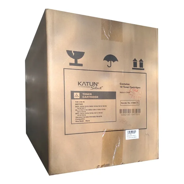 Caja De 18 Toner Compatible Con Brother Tn-1060 1512 1602 Tinta Negro
