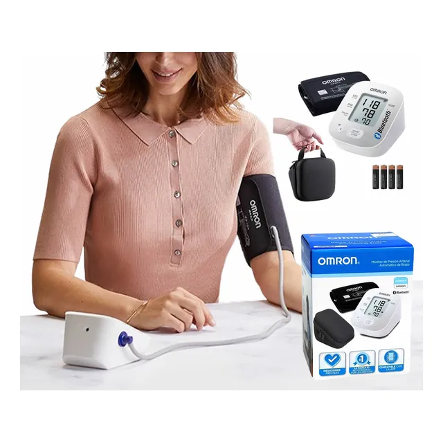 Medidor De Presión Marca Omron. Estuche Antigolpes Incluido.