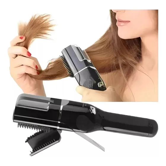 Maquina Quita Horquilla Recargable Con Accesorios 