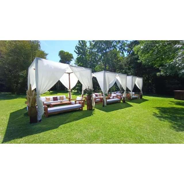 Alquiler De Livings Rústicos De Madera Para Eventos