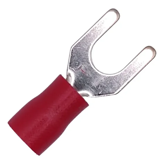 10un Terminal Forquilha Garfo Vermelho 10mm² M8 Sv10-8