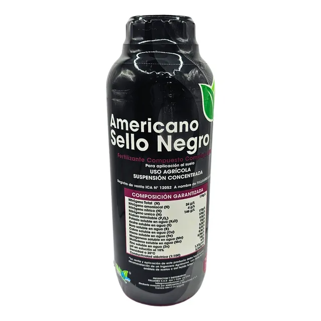 Americano Sello Negro Abono Foliar Npk + Microelementos